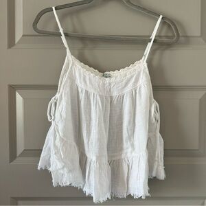 Gauzy aerie tank top